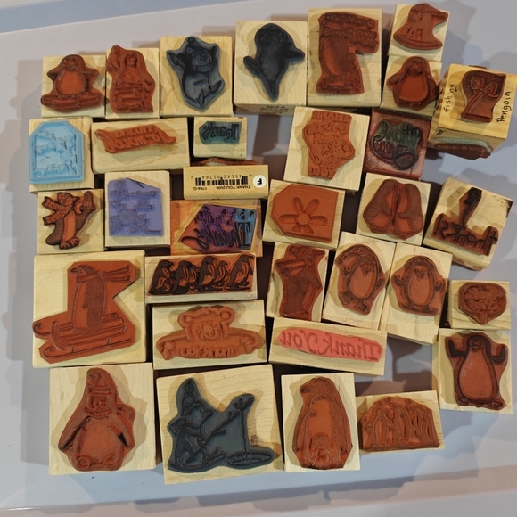 Big Lot Vintage Stamps Stampin Up Stampendous Sanrio All Night Media Suzy's Zoo - Picture 14 of 16